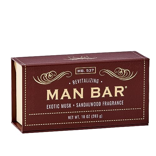 San Francisco Soap Company Exotic Musk & Sandalwood Man Bar Soap - Revitalizing & Natural