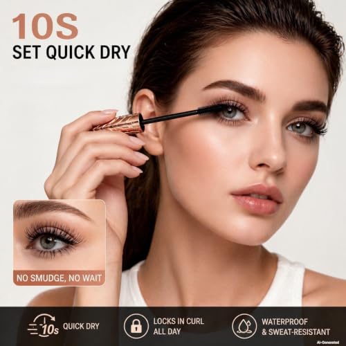 Waterproof Mascara for Oily Skin - Volumizing & Lengthening