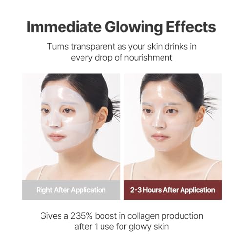 NACIFIC Rice Pepta Collagen Gel Face Mask - 4 Pack Hydrating Firming Mask