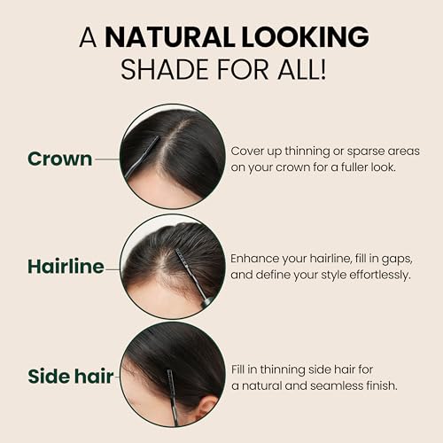 Dark Brown Hair Color Cream & Gray Cover Tint - PPD-Free, Ammonia-Free, Vegan Dye | Gentle for Sensitive Scalp