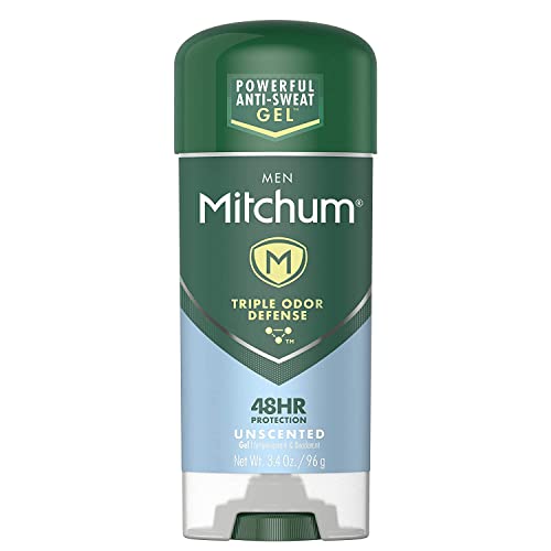 Mitchum Men Advanced Control Unscented Anti-Perspirant Gel 3-Pack