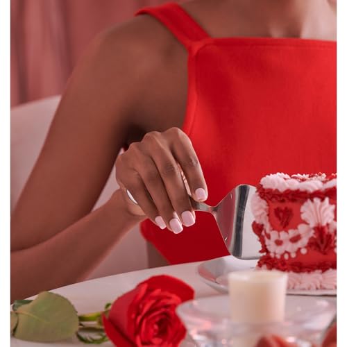 imPRESS Valentine’s Day Short Pink Squoval Press On Nails with Strong Adhesive - Up to 10 Days