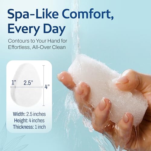 Reusable Tear Drop Facial Scrubber Sponges - 2 Pack