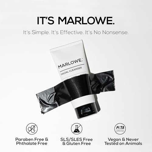 MARLOWE. Men’s Daily Facial Cleanser - Hydrating Face Wash, 6 oz
