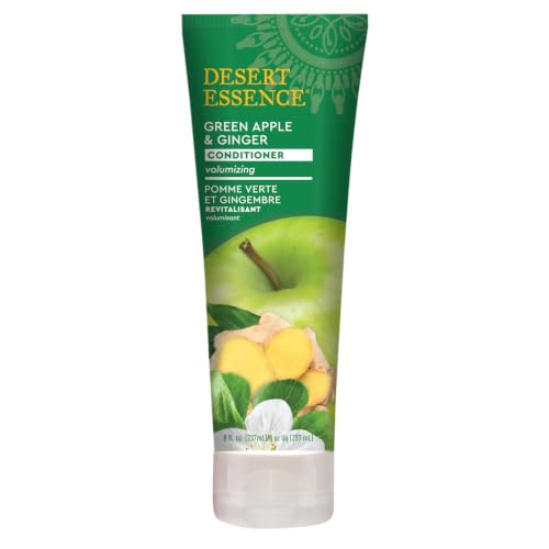 Desert Essence Green Apple & Ginger Volumizing Conditioner, 8 Fl Oz
