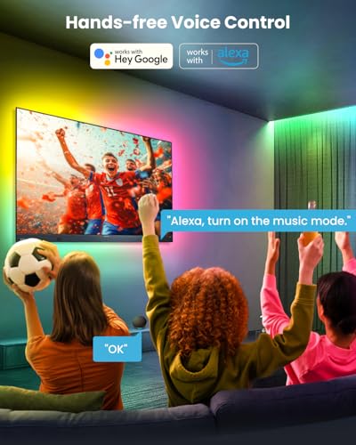 9.84ft RGB+IC LED TV Backlight Strip for 32-43 Inch TVs