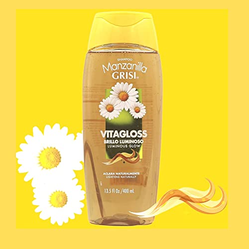 Grisi Chamomile Shampoo 2-Pack for Luminous Shine & Nourishment
