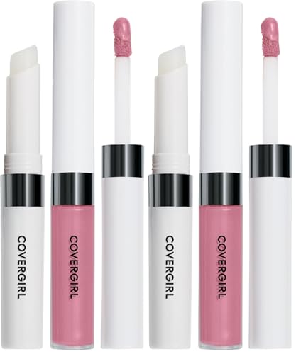 COVERGIRL Outlast All-Day Liquid Lipstick with Topcoat - Blushed Mauve (2 Pack)