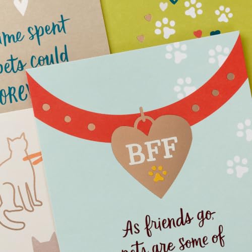 Hallmark Pet Sympathy Cards - Assorted 16-Pack for Dogs & Cats