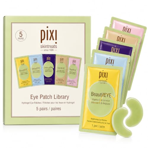 Pixi Beauty Under Eye Patches Gift Set - 5 Pack for Dark Circles & Puffiness