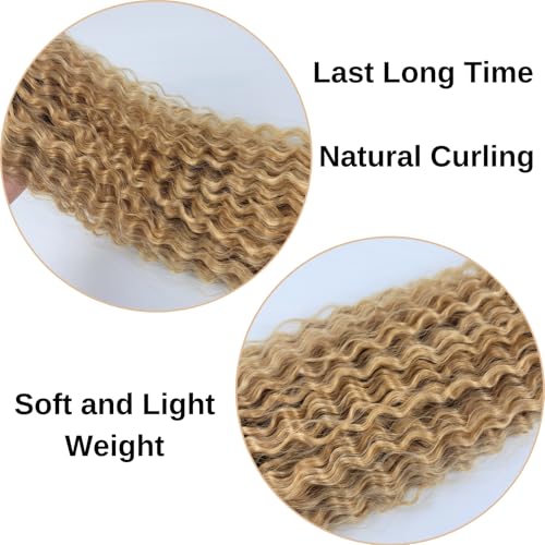 Honey Blonde Pre-Stretched Braiding Hair - 26 Inch, 5 Packs