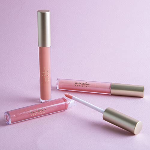 Nicole Miller Lip Gloss Collection Peach - 8 Fl Oz, Shimmery & Long Lasting Set with 10 Varied Colors