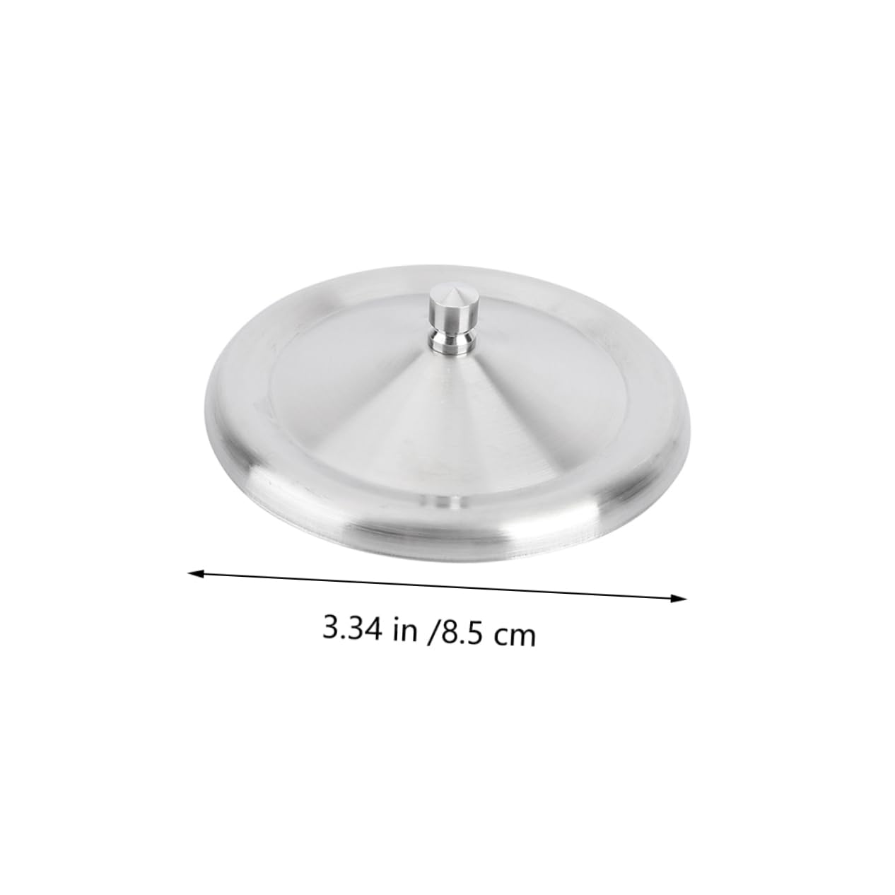 Cabilock Stainless Steel Cup Lid 3.3 Inch Round Cover for Coffee Tea Mugs Portable Water Cup Cover Dust and Heat Protection