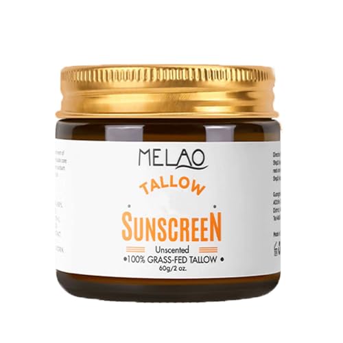 SPF 50 Beef Tallow Sunscreen for Face & Body - Natural Moisturizing Sun Block