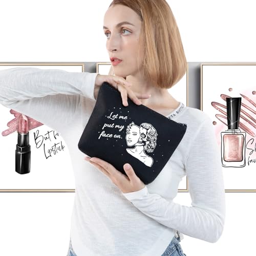 Zombie Girl Makeup Bag - Gothic Halloween Cosmetic Pouch Gift