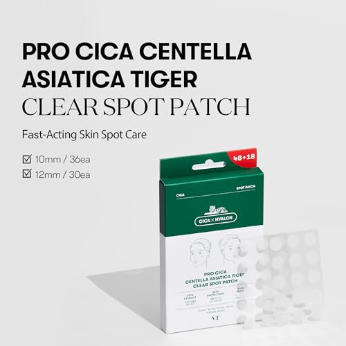 VT COSMETICS Pro Cica Acne Pimple Patches - 66 Count, 2 Sizes