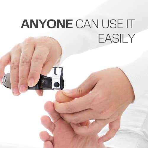 Steinder 360° Rotating Nail Clippers Set for Thick Nails