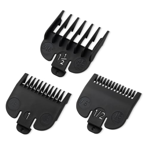 Wahl Clipper Guards Set - 3 Piece Replacement Compatible with Most Models
