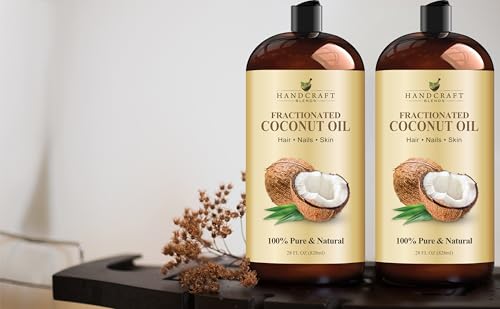 Fractionated Coconut Oil - 28 Fl Oz - 100% Pure Carrier Oil for Hair & Skin