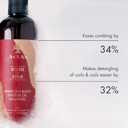 As I Am Jamaican Black Castor Oil Shampoo - 355ml for Hair Repair
