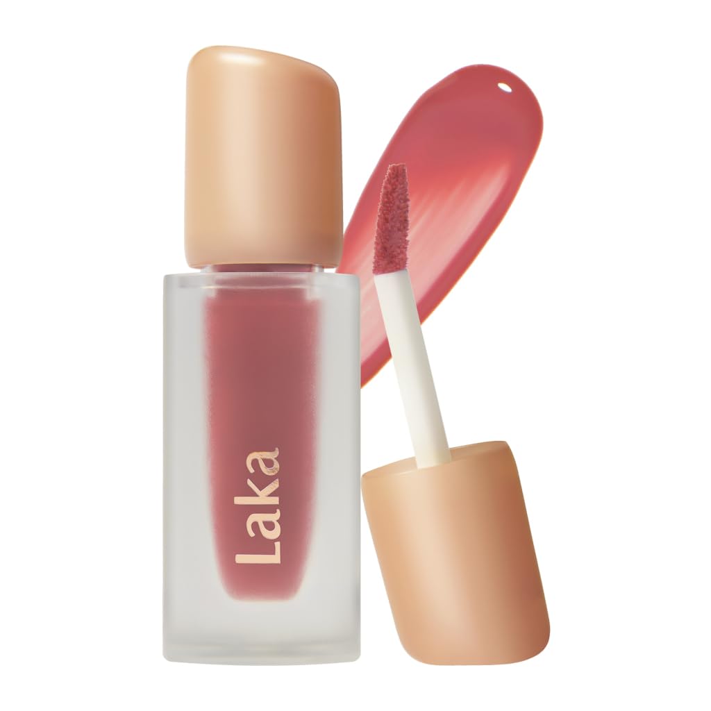 Fruity Glam Tint Lip Stain - Hydrating, Lightweight, Buildable Color | K-Beauty #101 Joyful, 4.5g/0.15oz