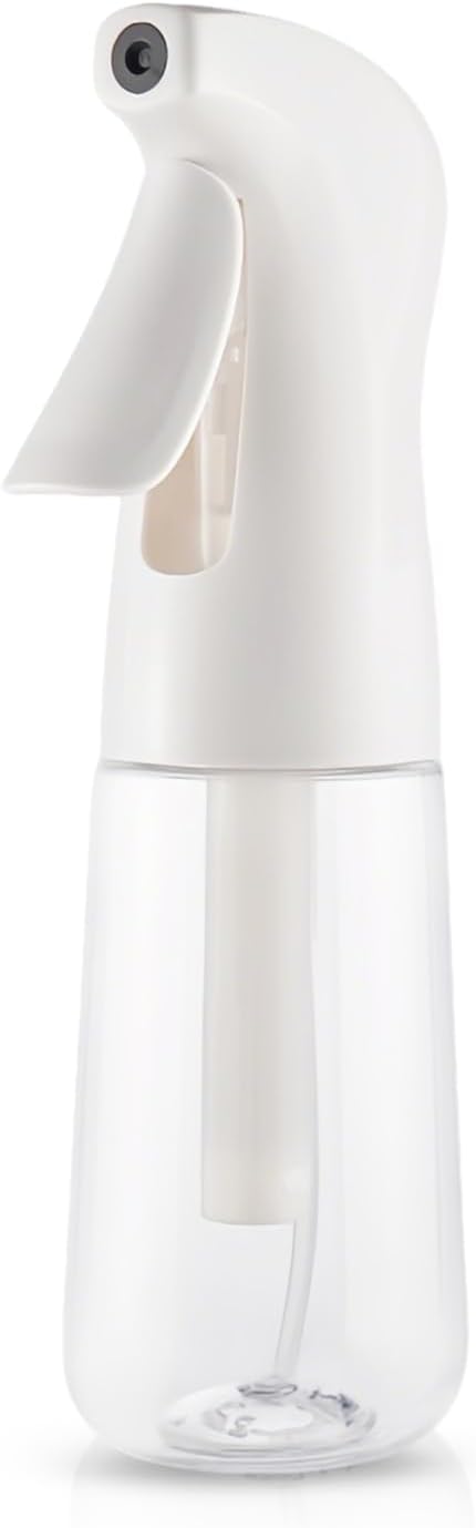Continuous Spray Bottle for Hair - Ultra Fine Mist Refillable Plastic Mister | 6.8oz Dusty Blue