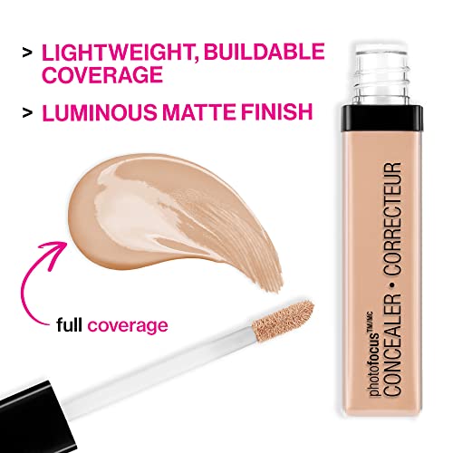 Wet n Wild Photo Focus Concealer, Light Honey, 0.29 Fl Oz (Pack of 2)