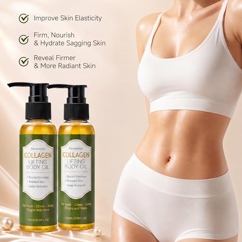 Yoneya Collagen Body Oil - Hydrating Moisturizer for Smooth, Firmer Skin