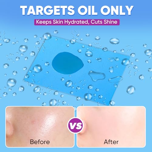 Kindshine 150Pcs Oil Absorbing Sheets for Face - High-Performance Matte Blotting Papers