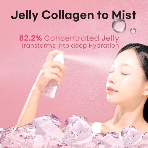 Aurtier Intensive Soothing Collagen Jelly Mist 3.38 Fl Oz - Deep Hydration & Glow