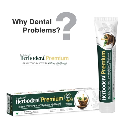 Herbodent Premium Neem Toothpaste with 21 Organic Herbs - 5.82oz