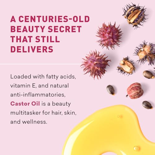 Cold-Pressed Castor Oil for Hair, Skin & Eyelash Growth – 1 Fl Oz
