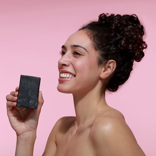 Dr. Natural Black Bar Soap - Moisturizing Acne Treatment - 2 pcs