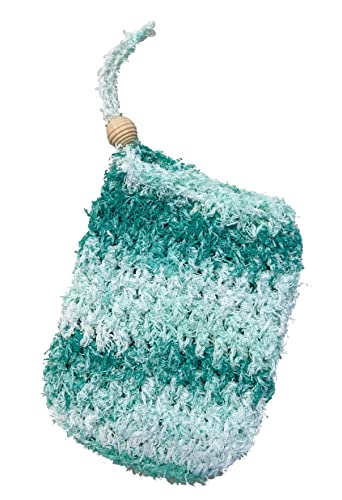 Handmade Cotton Soap Saver Bag - Exfoliating Scrubby Soap Pouch