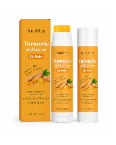 Turmeric & Lemon Lip Balm Duo for Dark Lips - 2 x 5g