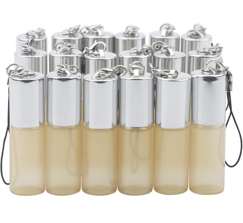 Kesell 5ml Glass Roller Bottles - 18-Pack Essential Oil Roll-on Vials
