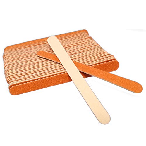 Vakly 180 Grit Double-Sided Nail Files 144 Pack for Manicure & Pedicure