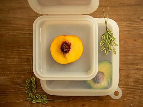 Leakproof Silicone Sandwich Storage Bag - 6.5" x 1.1" x 6.5" - Microwave Safe & Travel Ready