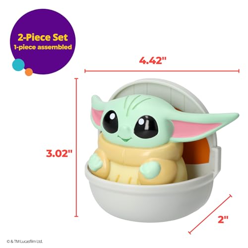 STAR WARS: The Mandalorian Grogu Cake Topper with Hover Pram