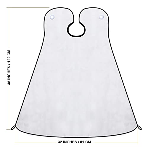 Mobi Lock Beard Shaving Catcher Bib - Grooming Apron & Shaving Cape