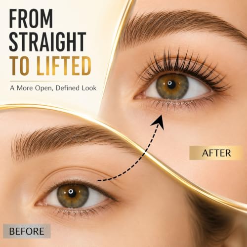 Vivandra Lash Lift Kit for Home Salon-Style Eyelash Perm, 5 Sachets