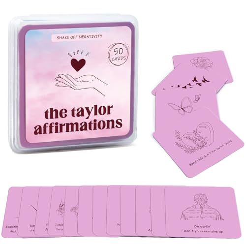 Positive Affirmation Cards for Women - 50 Inspirational Quotes
