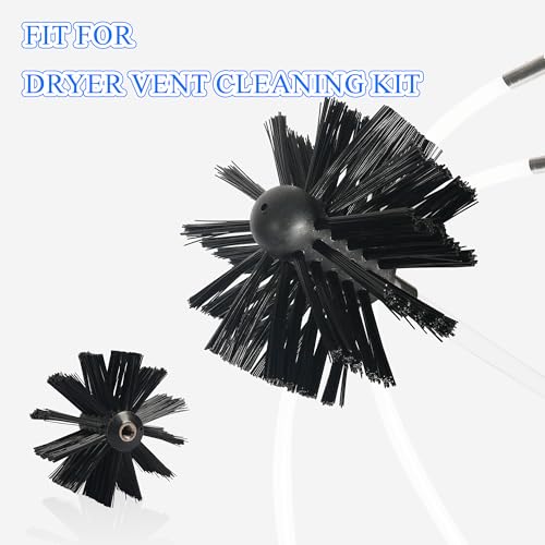 AOGYikang 6-Inch Chimney Brush Head - Heavy-Duty Cleaning Tool