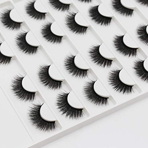16 Pairs 3D Mink False Eyelashes - Soft, Light & Dramatic (2042)