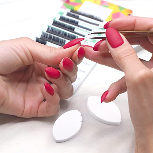 30Pcs Eye Shaped Practice Sponges for Eyelash Extension Training