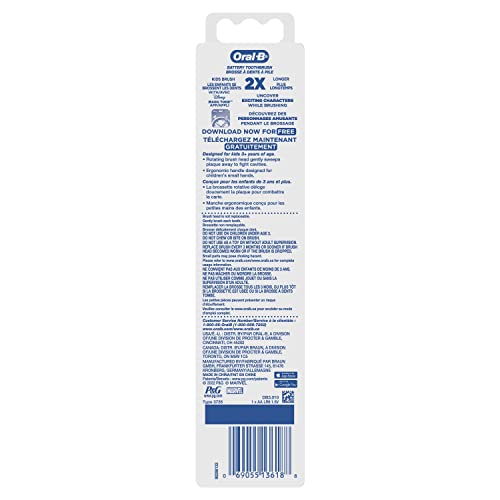 Oral-B Kids Marvel Avengers Battery Toothbrush, Soft Bristles, 2-Pack