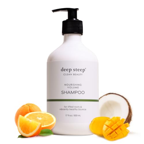 Deep Steep Nourishing Volume Shampoo 17 oz - Sulfate-Free Vegan Formula