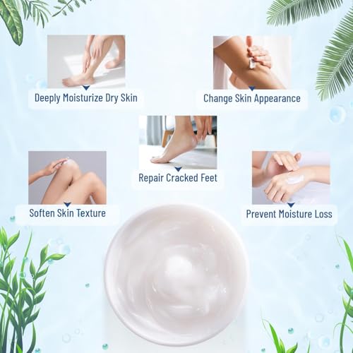 Dinalio 40% Urea Foot Care Cream for Dry, Cracked Heels - 5.29 fl. oz