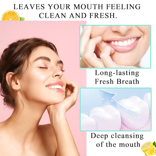 Travel Size Mouthwash Packets - 60 Count Individual Oral Care Set