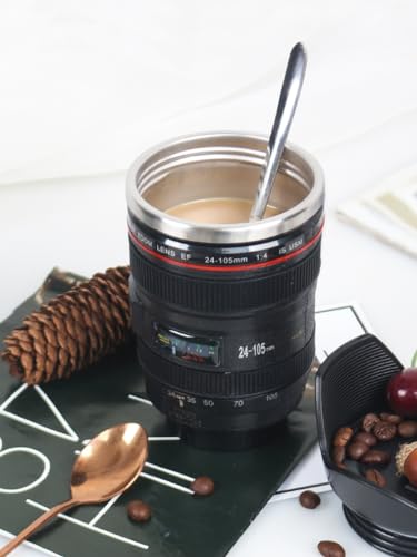 Canon Lens Coffee Mug - Stainless Steel Insulated Tumbler